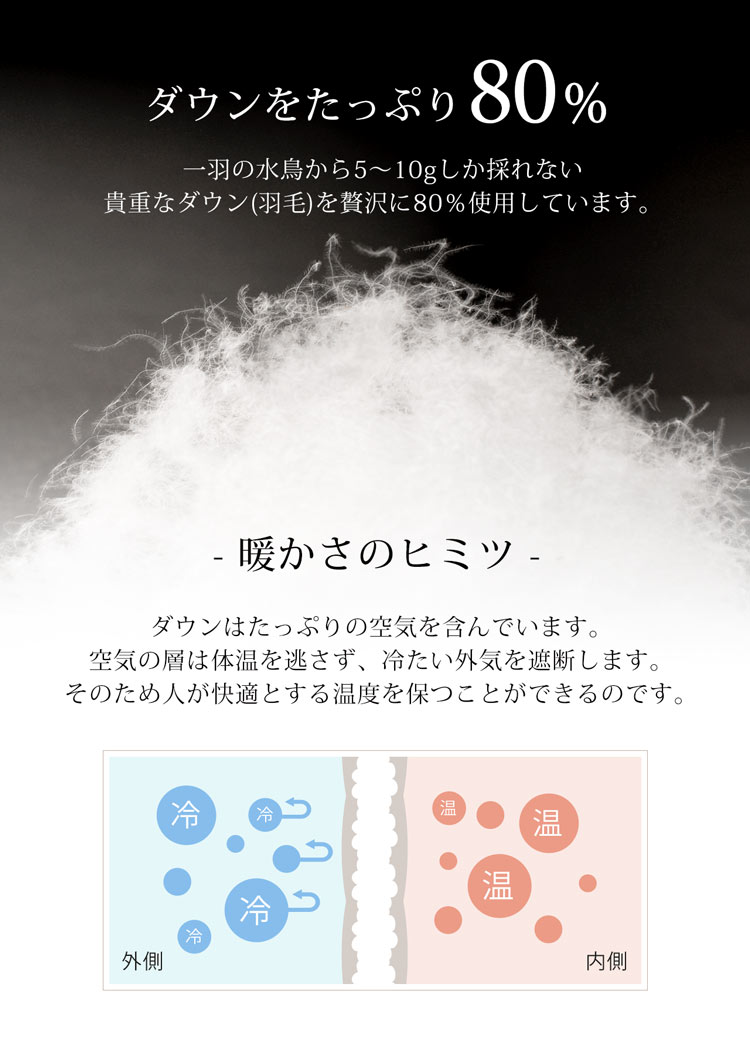 ストレッチ ダウンコート フード付き レディース ダウン80%