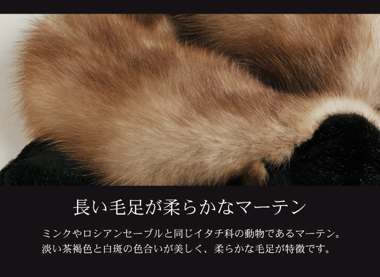 ミンク　ロシアンセーブル　マーテン