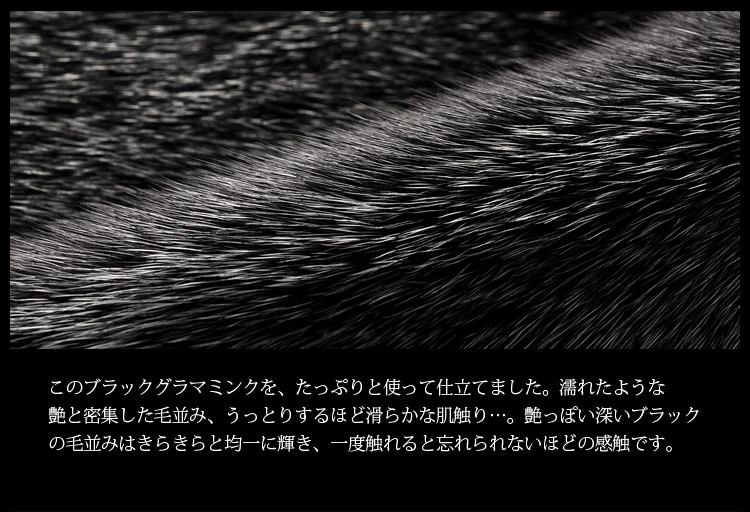 ミンクコート ブラックグラマ