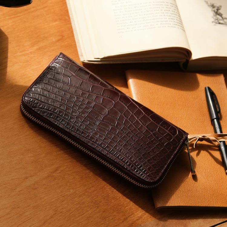 クロコダイルラウンド財布