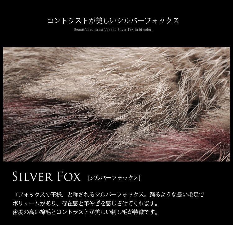 シルバーフォックス 毛皮