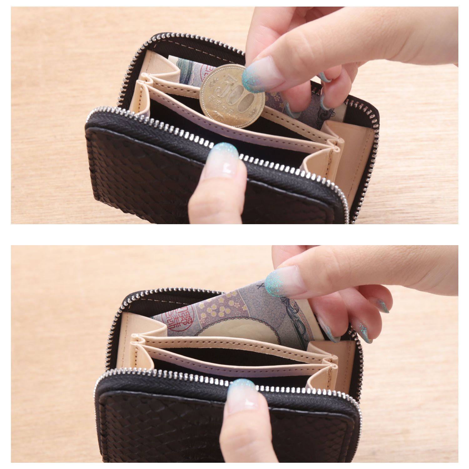 パイソン ミニ財布