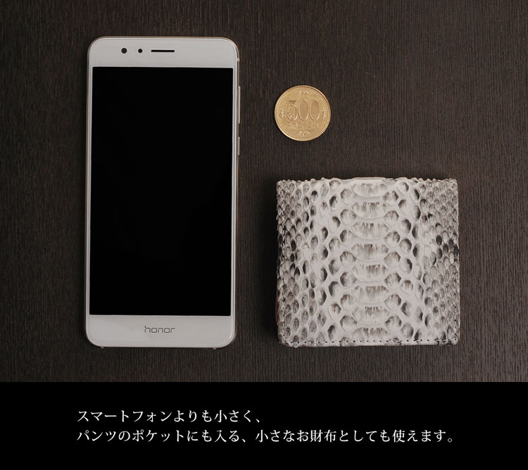 メンズ ダイヤモンドパイソン コインケース