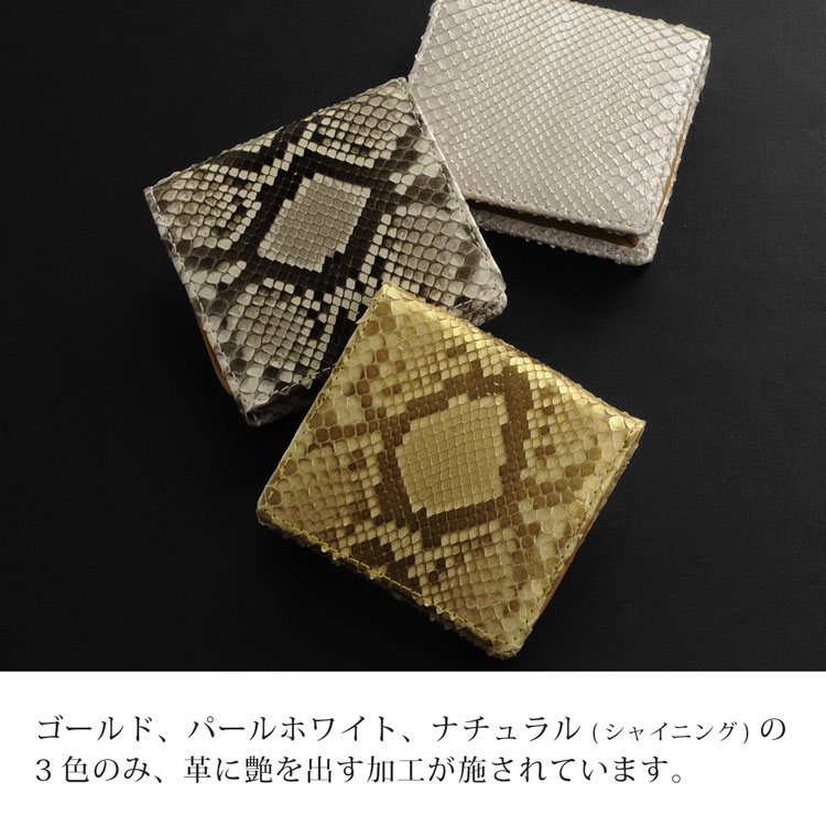 メンズ ダイヤモンドパイソン コインケース