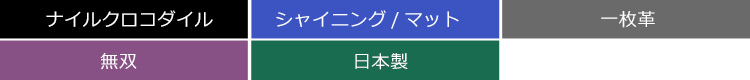 ナイルクロコダイル メンズ 二つ折り財布
