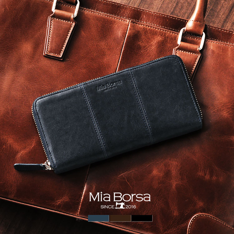 Miaborsa メンズ長財布