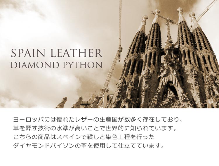 ダイヤモンド パイソン 長財布 口金