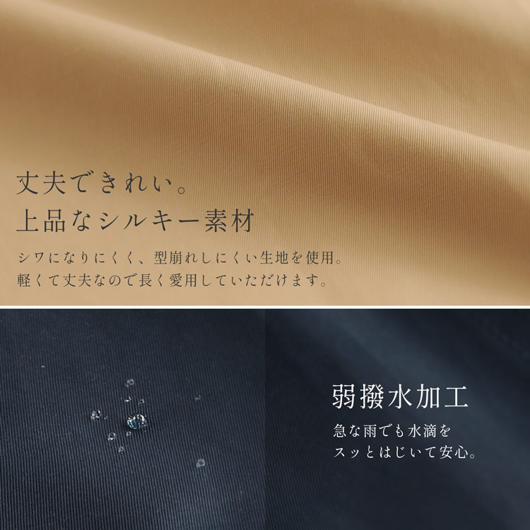 モッズコート レディース ロング ゴールド金具 綿 弱撥水