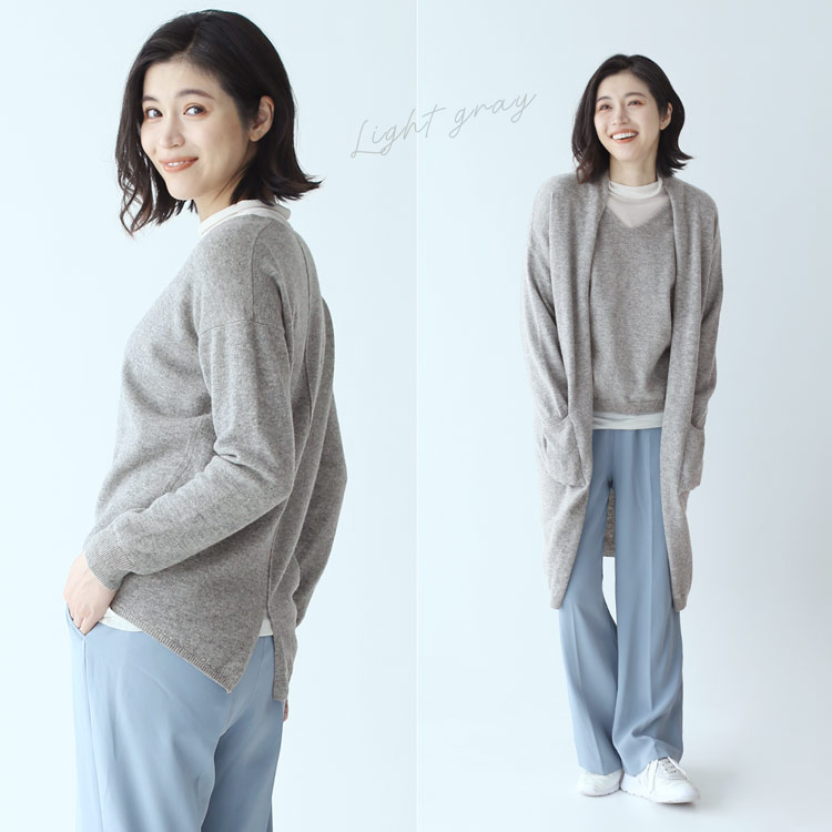ウール ニット カーディガン セーター セット