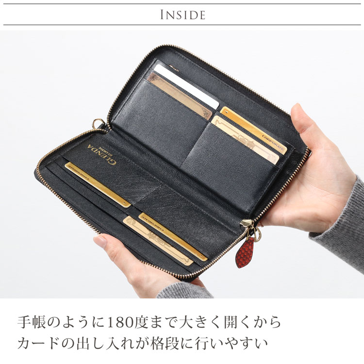 ダイヤモンド パイソン 長財布 ショルダー ストラップ 付き 手帳型