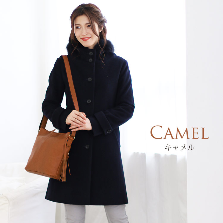 Jamale ジャマレ 日本製 本革 バッグ キャメル
