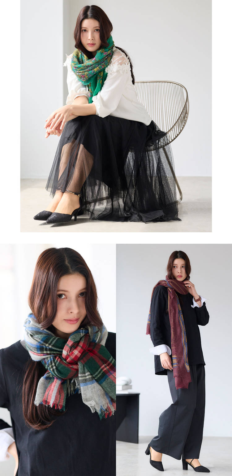 カシミヤ ストール ガーゼ