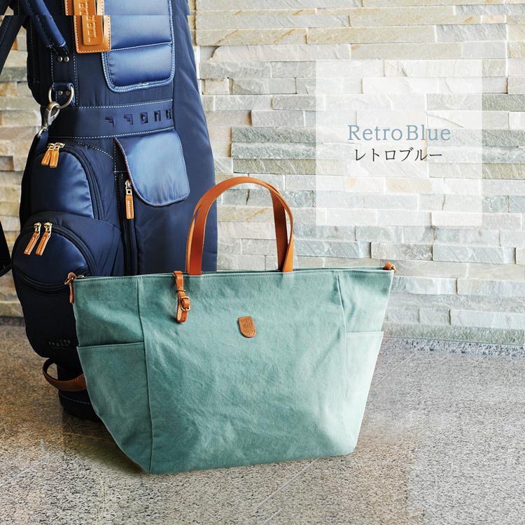 ボストンバッグ キャンバス 帆布 レトロブルー ブルー 青