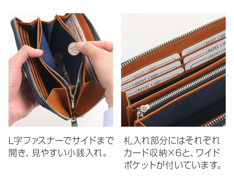 コードバン 馬革 長財布 ファスナー財布 レディース プレリー