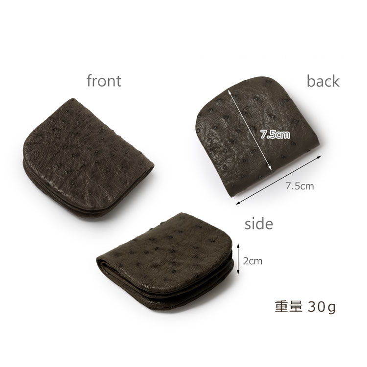 オーストリッチ ミニ コインケース 小銭入れ サイフ 財布 小さい 小さめ