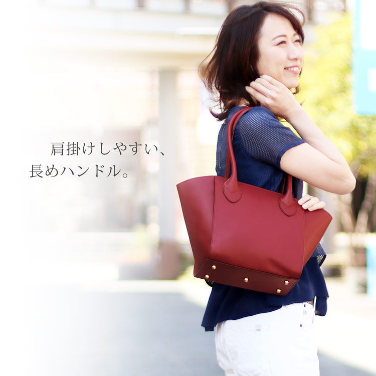 トートバッグ ハンドル 長い 肩掛け