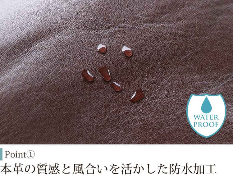 Jamale 日本製 ジャマレ 牛革 防水加工 ショルダーバッグ レディース