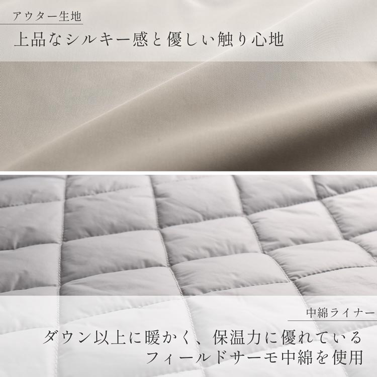 中綿ライナー付き コート レディース 春コート アウター マテリアル
