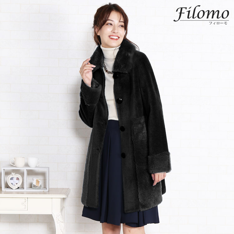 Filomo/フィローモ ウールムートン コート