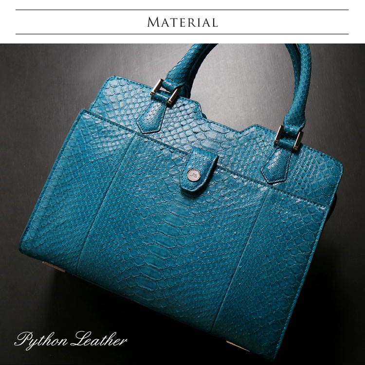 ダイヤモンド パイソン 本革 本物 蛇 ヘビ アニマル 柄
