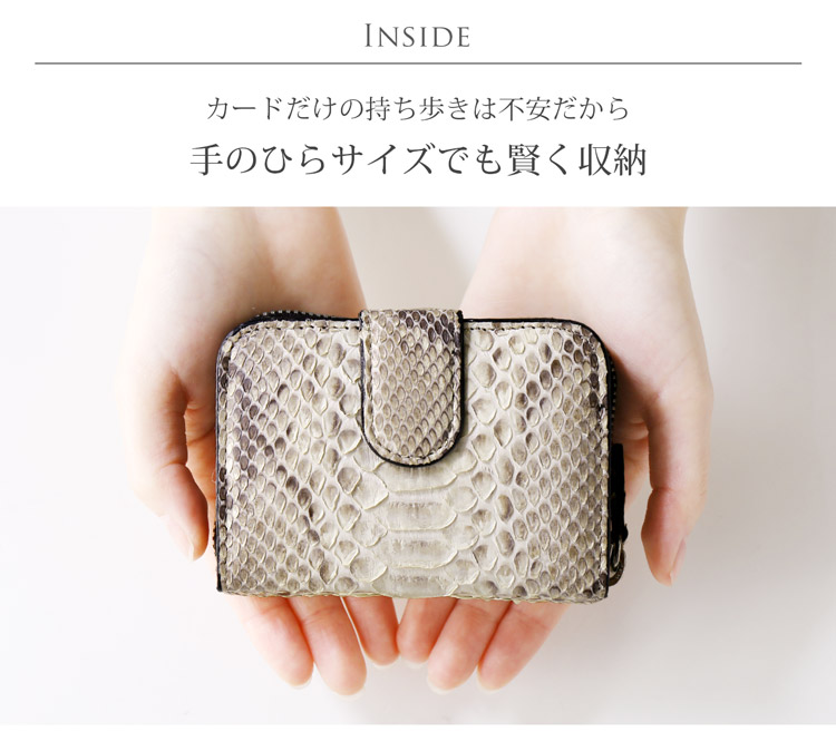ダイヤモンドパイソン カード入れ