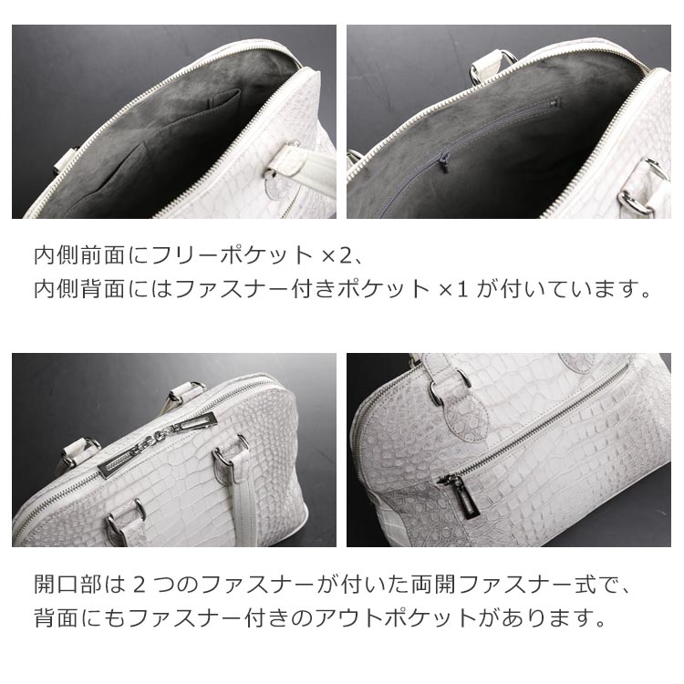 ミニポケットが豊富で荷物をきちんと整頓できるハンドバッグ