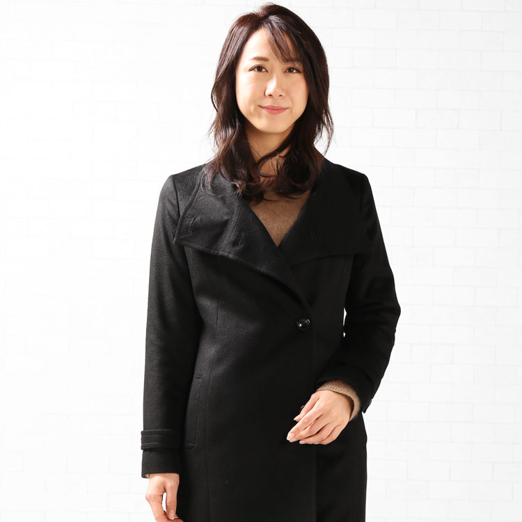 レディース ロングコート カシミア