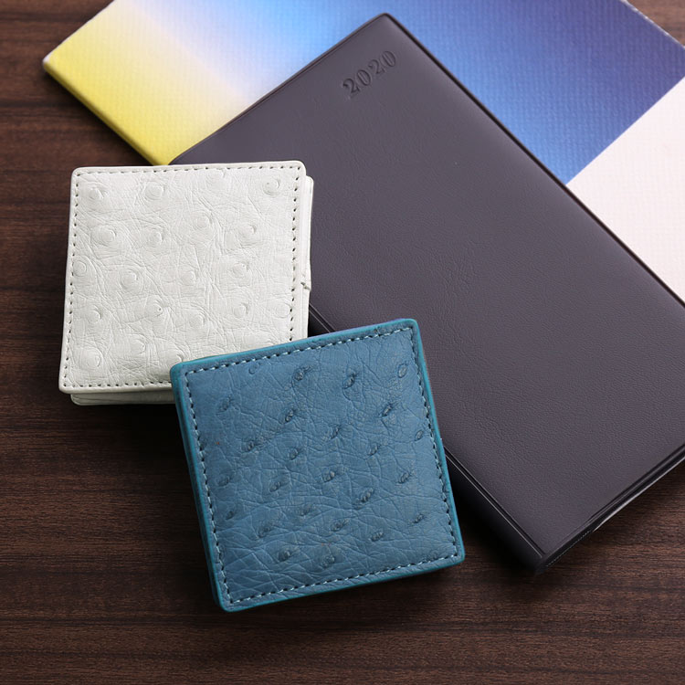 オーストリッチ 財布 BOX型 小銭入れ 