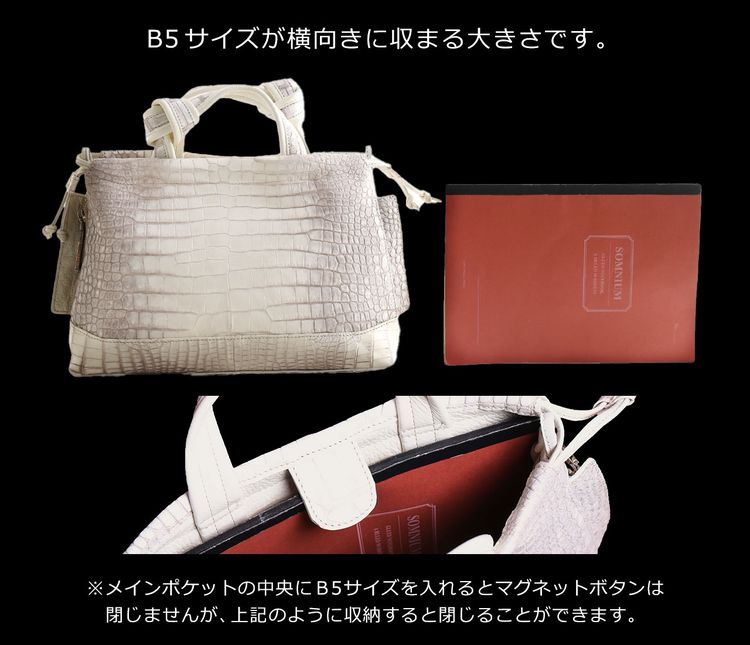 スモール クロコダイル トートバッグ ヒマラヤ ポロサス バッグ デキル モテる