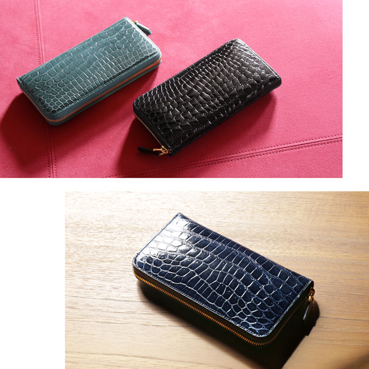 クロコダイルシャイニング長財布