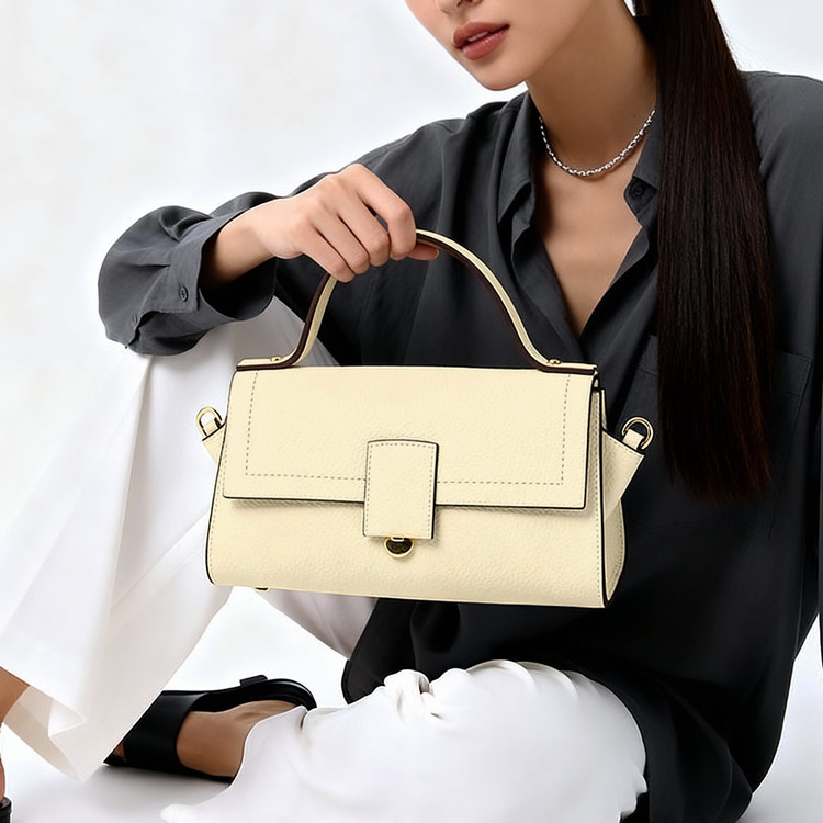 HALEINE 本革 ハンドバッグ ミニバッグ 斜めがけ 2WAY レディース