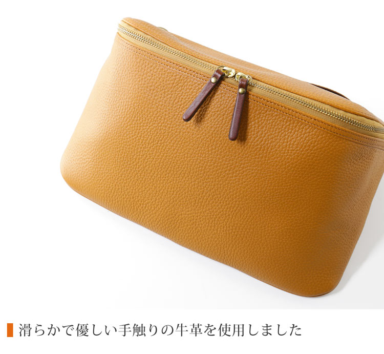 HALEINE 日本製 牛革 ショルダーバッグ / レディース