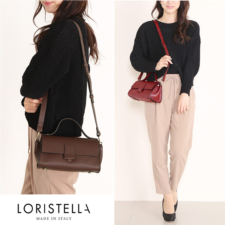 LORISTELLA ロリステッラ 牛革 バッグ レディース