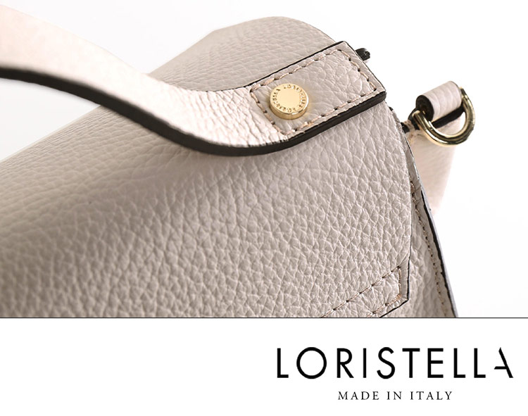 LORISTELLA ロリステッラ 牛革 バッグ ロゴ