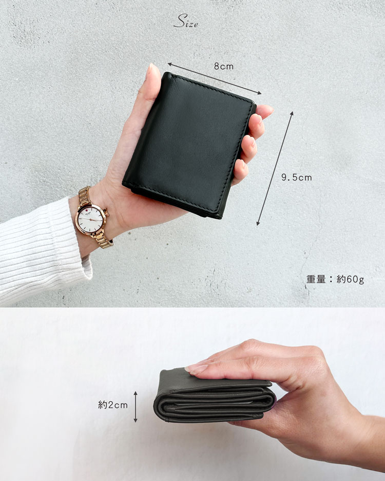 mieno コンパクト ミニ 財布