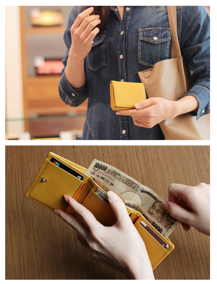 mieno コンパクト スリム スマート 財布 サイフ 便利