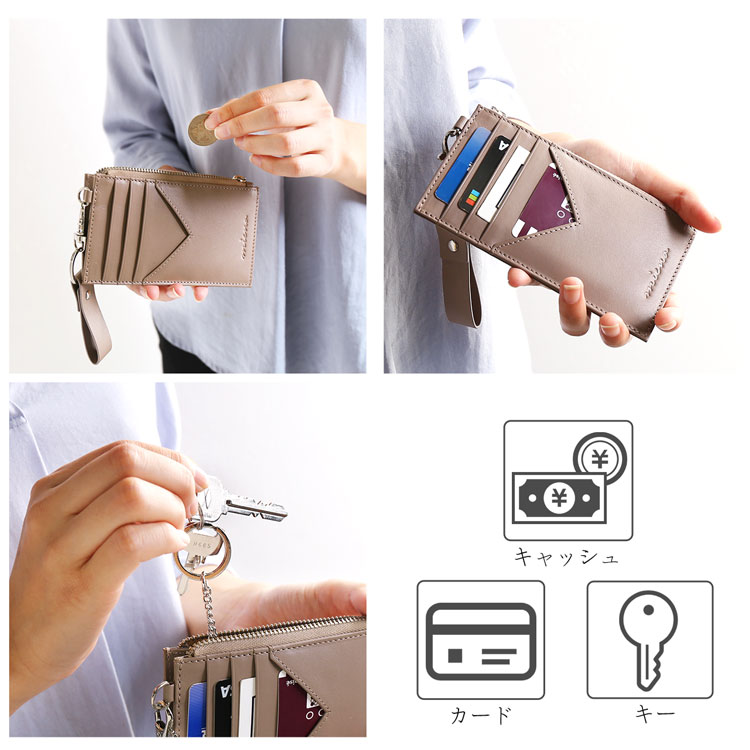 mieno フラグメント スリム スマート 財布 サイフ 薄型
