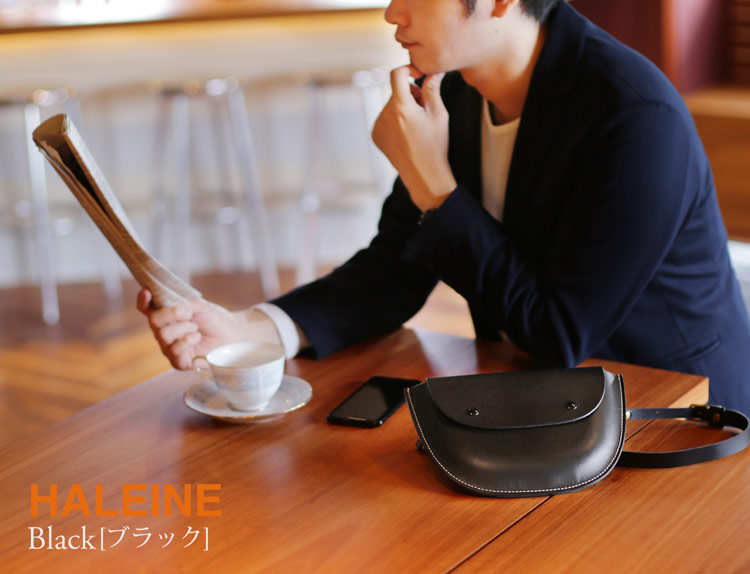 牛革　メンズ　ショルダーバッグ ヌメ革
