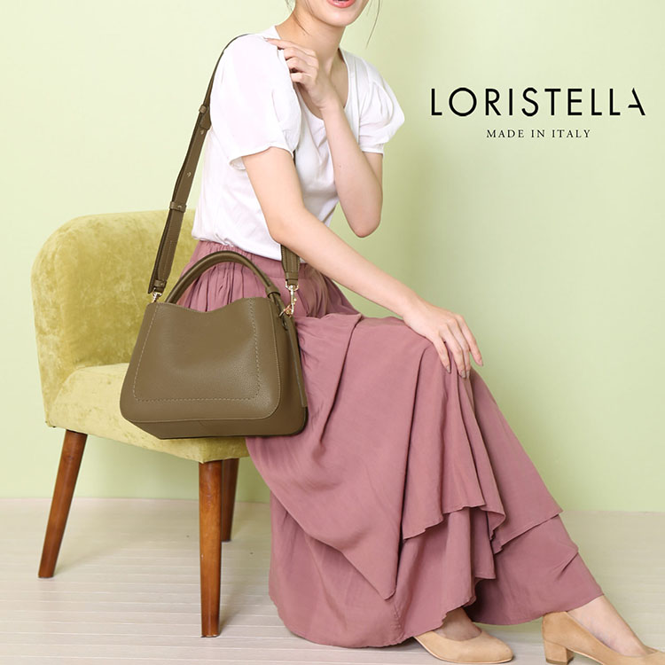 LORISTELLA レザーバッグ 2way レディース