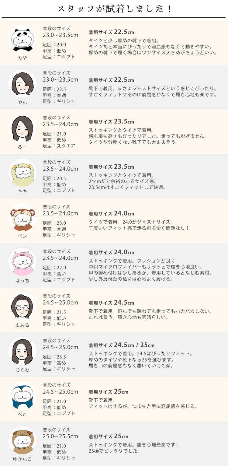 痛くない バレエシューズ
