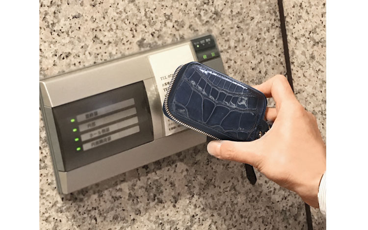 ナイル クロコダイル スマートキー ケース カバー レディース