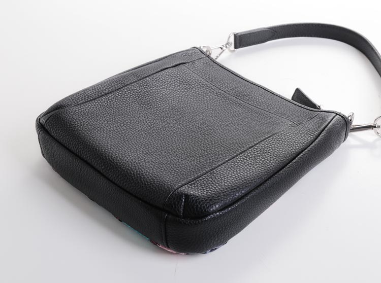 クロコダイル ＆ 牛革 マルチカラー 2WAY バッグ
