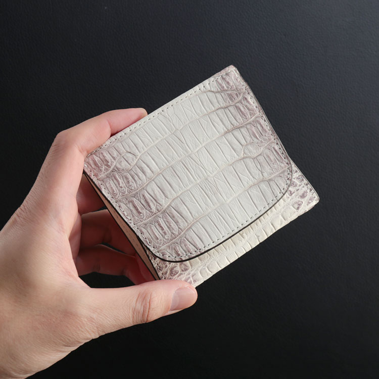 ヒマラヤ クロコダイル ミニ財布 コンパクト財布