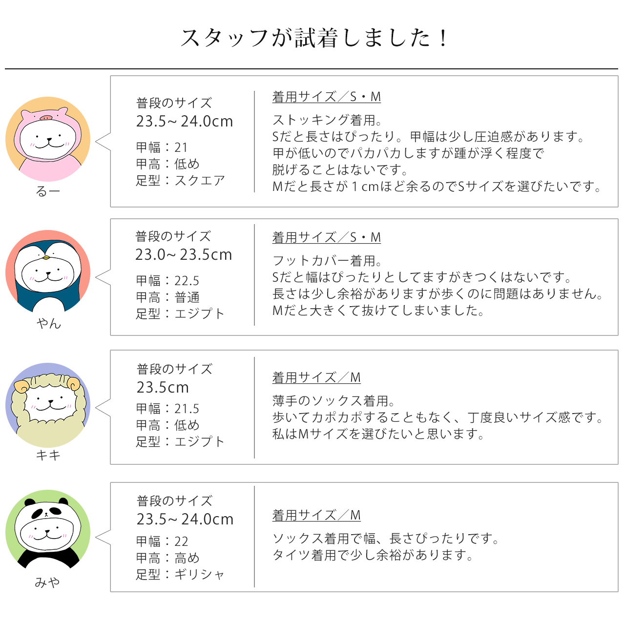着用レビュー