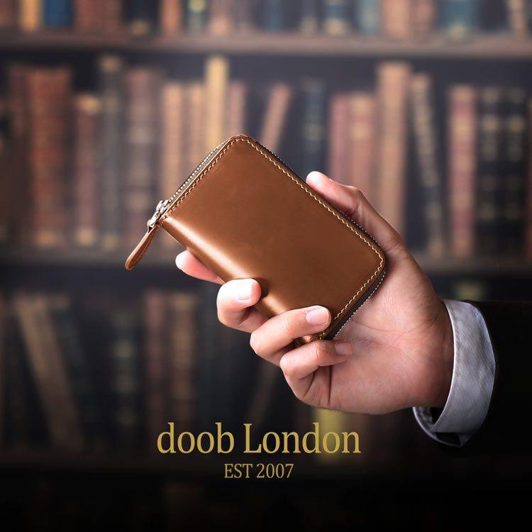 コードバン メンズ ミニ 財布 本革 doob London