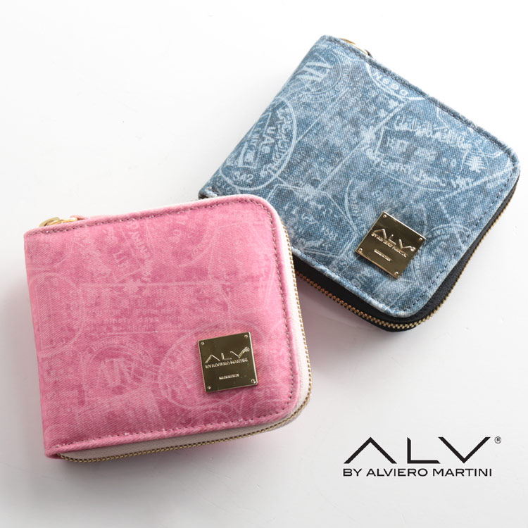 ALV ミニ財布 コットンデニム