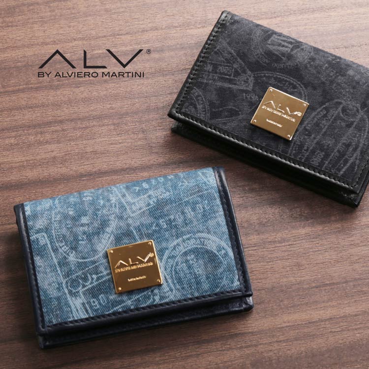 ALV パスケース コットンデニム