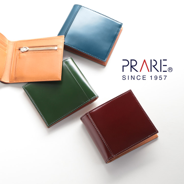 PRAIRIE コードバン二つ折り財布