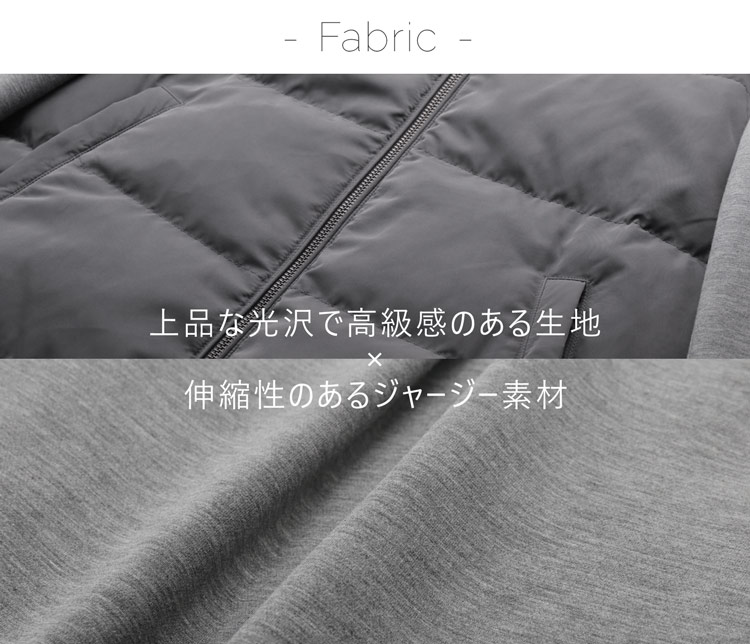 ダウン コート レディース ダウン75% 切替デザイン 背面タック ブランド filomo フィローモ