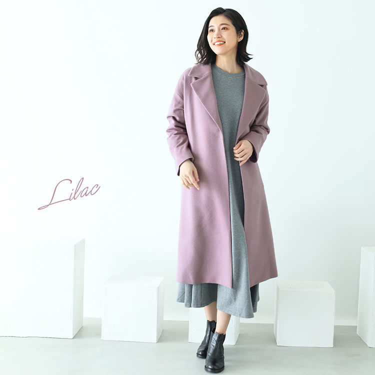 カシミヤ ウール チェスターコート